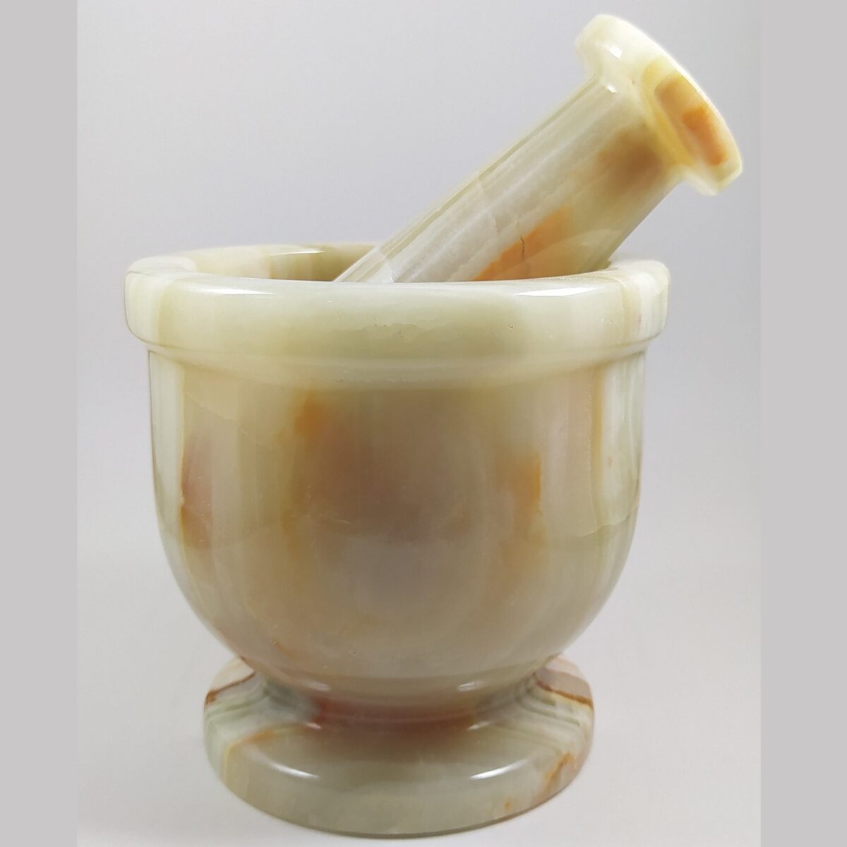 Price and Buy Marble Mortar & Pestle Set Handcrafted for Culinary Excellence - Image 3