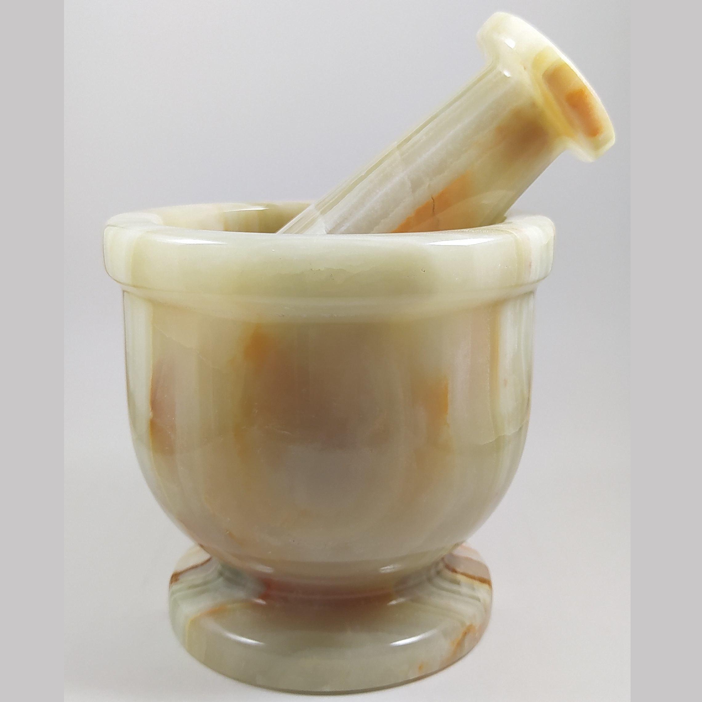 Price and Buy Marble Mortar & Pestle Set Handcrafted for Culinary Excellence - Image 3