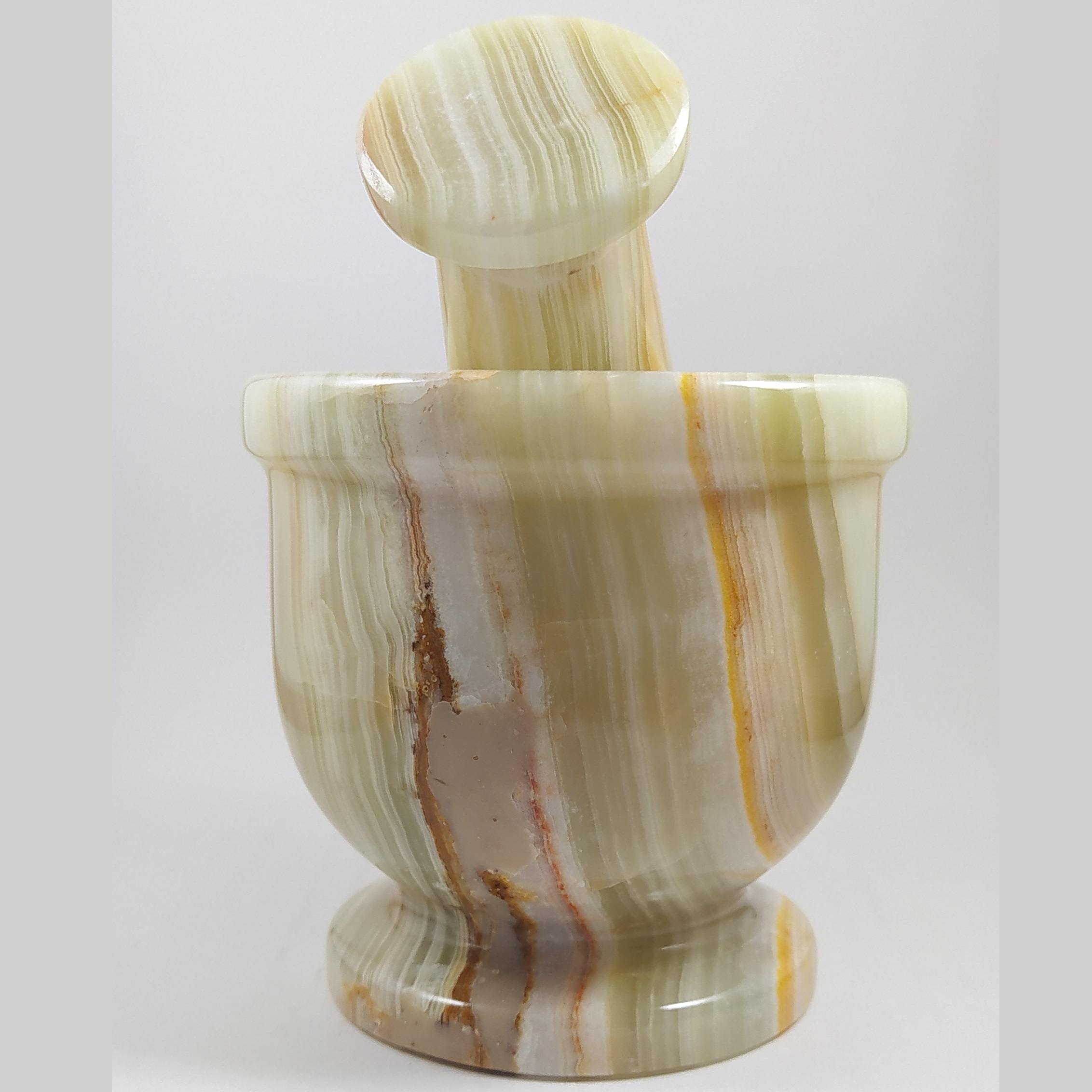 Price and Buy Marble Mortar & Pestle Set Handcrafted for Culinary Excellence - Image 5