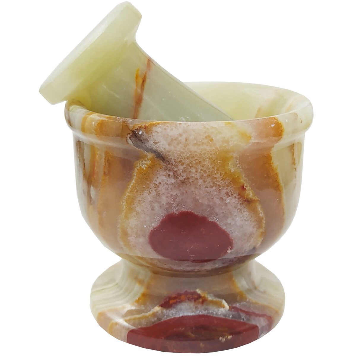 Price and Buy Marble Mortar & Pestle Set Handcrafted for Saffron & Spice Blending