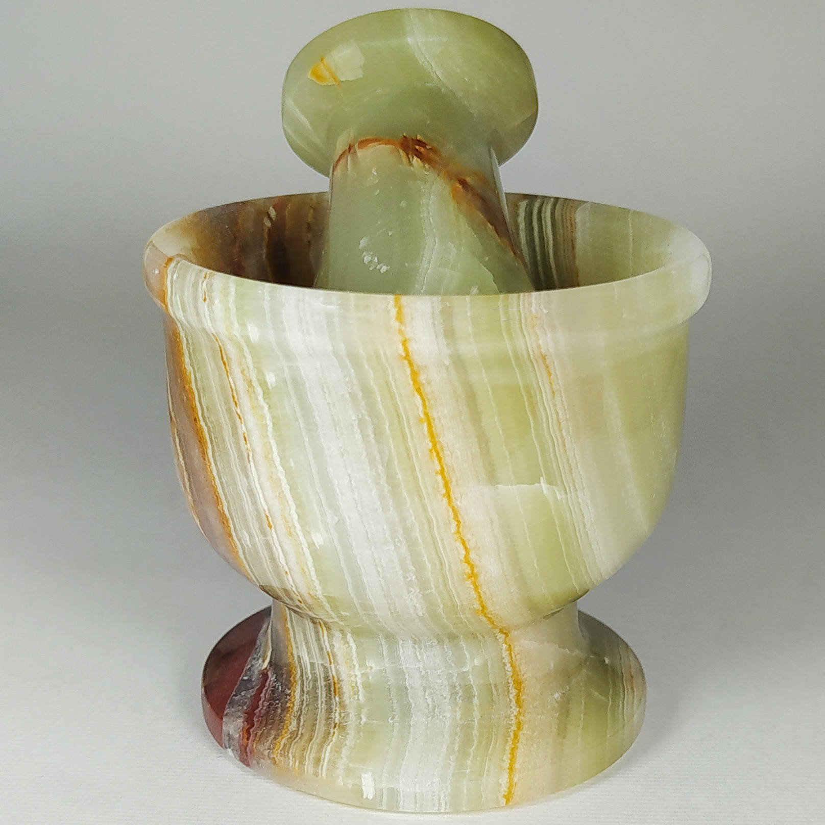 Price and Buy Marble Mortar & Pestle Set Handcrafted for Saffron & Spice Blending - Image 4