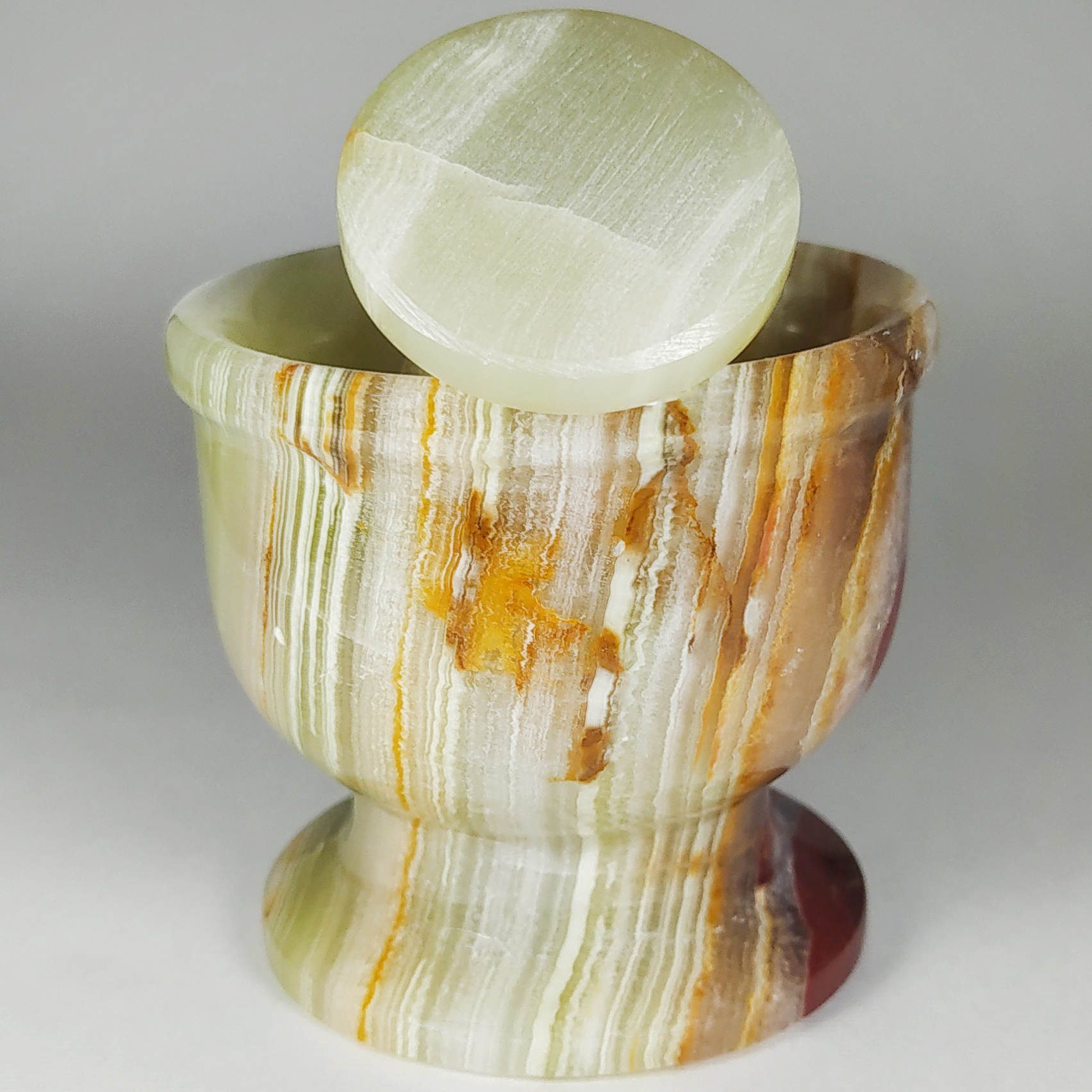 Price and Buy Marble Mortar & Pestle Set Handcrafted for Saffron & Spice Blending - Image 5