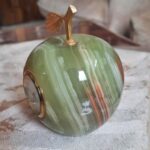 Price and Buy Marble Stone Desk Clock – Apple Shape - Image 4