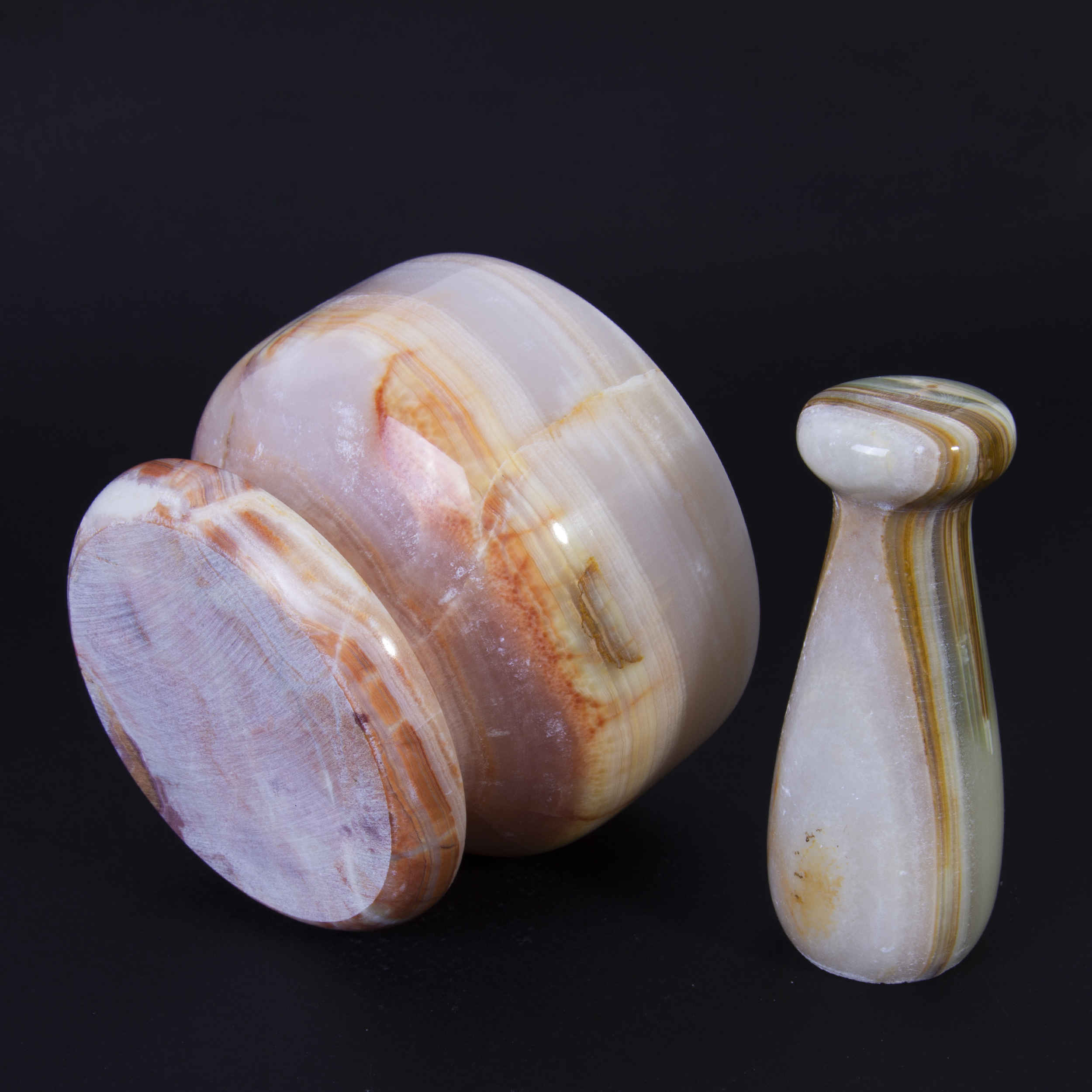 Price and Buy Marble Stone Mortar & Pestle Set Handcrafted for Artful Herb Grinding - Image 5