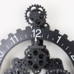 Price and Buy Mechanical Gear Wall Clock with Calendar – Elegant Timekeeper with Date Feature - Image 3