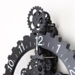 Price and Buy Mechanical Gear Wall Clock with Calendar – Elegant Timekeeper with Date Feature - Image 5