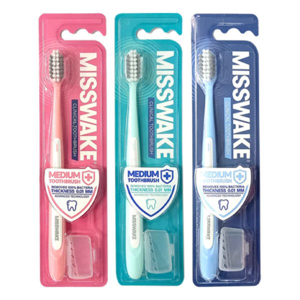 Price and Buy Medium Toothbrush for Optimal Oral Care – Misswake Clinical (Pack of 3)_6900bcaeec4e0.jpeg Price and Buy Medium Toothbrush for Optimal Oral Care – Misswake Clinical (Pack of 3)