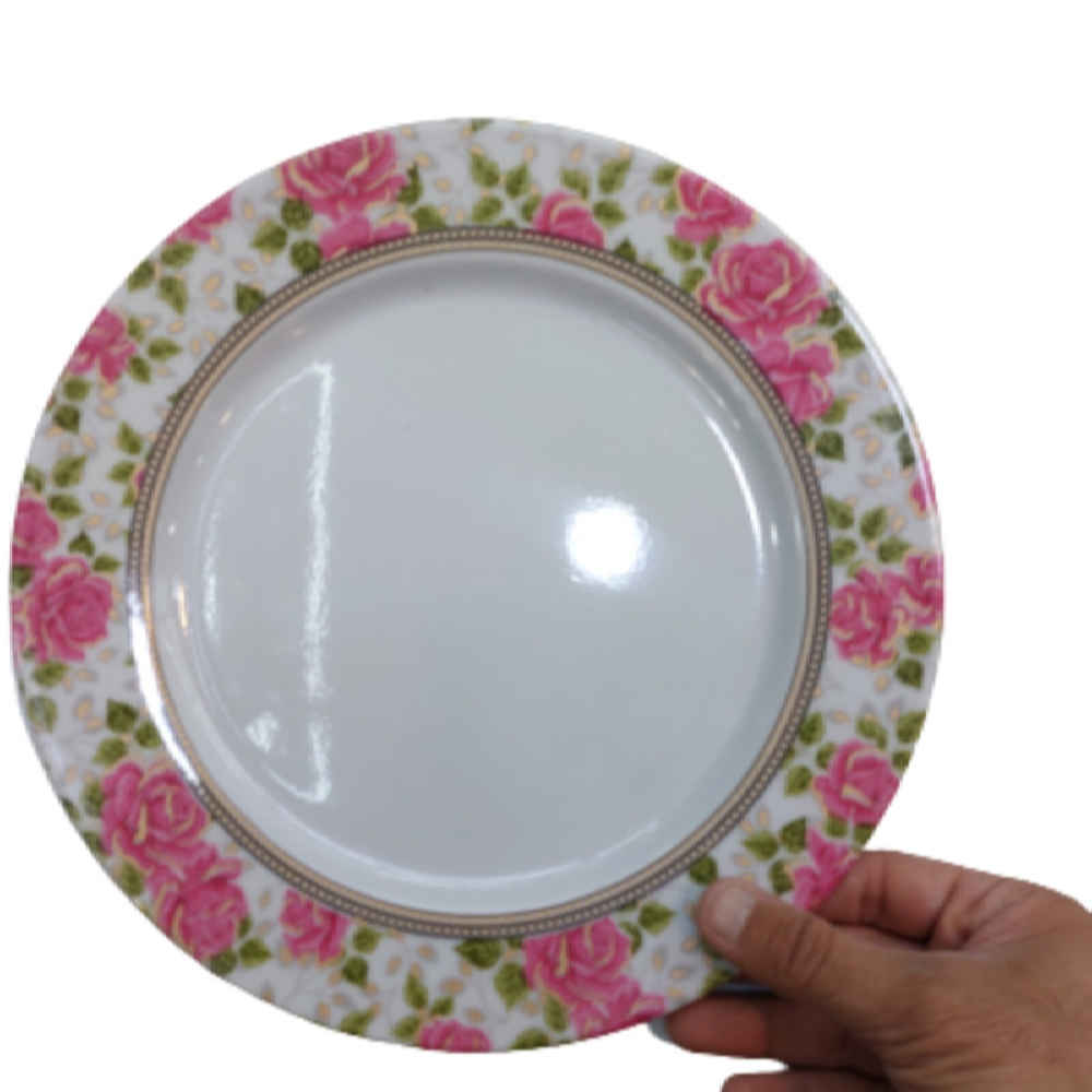 Price and Buy Melamine Dinnerware Plate Set for Everyday Use – Lightweight (Pack of 6) - Image 3