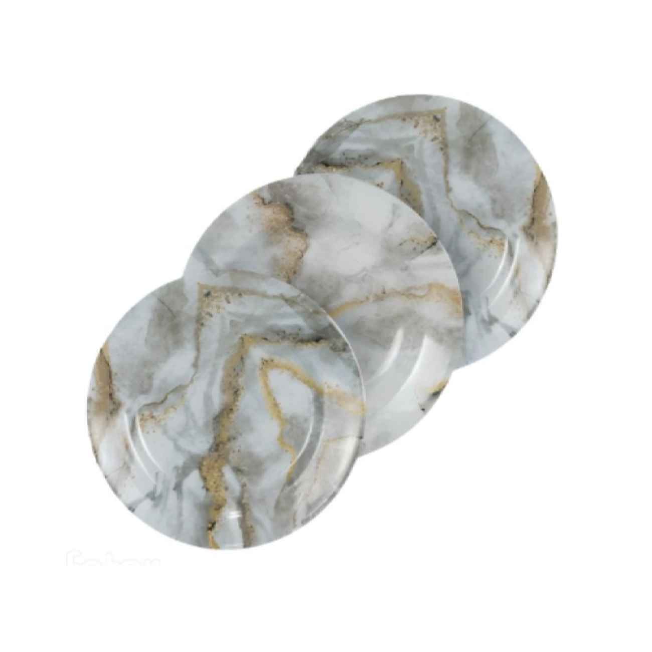 Price and Buy Melamine Plate Set – Microwave and Dishwasher Safe with Marble Design (Pack of 18)_6901646e5dd69.jpeg Price and Buy Melamine Plate Set – Microwave and Dishwasher Safe with Marble Design (Pack of 18) - Image 1