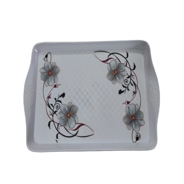 Price and Buy Melamine Serving Tray Durable & Lightweight for Table Setting Floral_68fff8764e4b7.jpeg Price and Buy Melamine Serving Tray Durable & Lightweight for Table Setting Floral