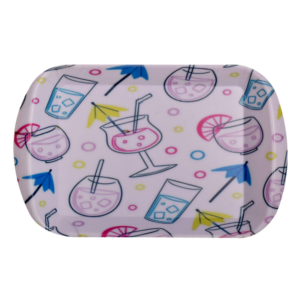 Price and Buy Melamine Serving Tray Durable & Lightweight Summer Drinks set of 3