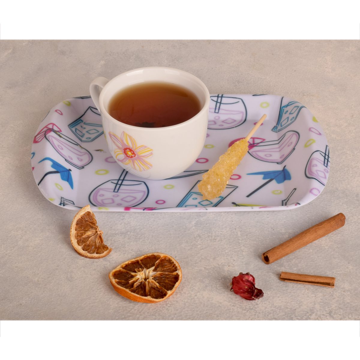 Price and Buy Melamine Serving Tray Durable & Lightweight Summer Drinks set of 3 - Image 3