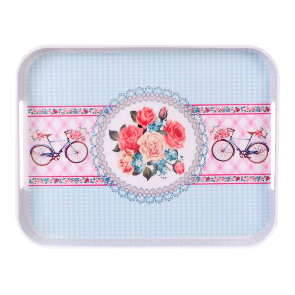 Price and Buy Melamine Serving Tray Lightweight & Durable Blue Floral Design_68fef4b75f297.jpeg Price and Buy Melamine Serving Tray Lightweight & Durable Blue Floral Design