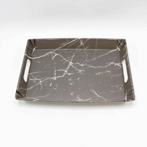 Price and Buy Melamine Serving Tray Lightweight & Durable Gray Marble Design_68fef4409b138.jpeg Price and Buy Melamine Serving Tray Lightweight & Durable Gray Marble Design