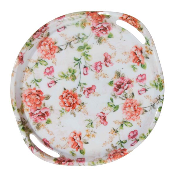Price and Buy Melamine Serving Tray Round Shape Durable & Lightweight_68fe56faca1c5.jpeg Price and Buy Melamine Serving Tray Round Shape Durable & Lightweight