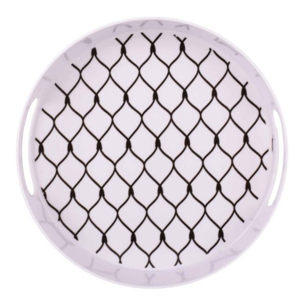 Price and Buy Melamine Serving Tray Round Shape for Food Serving Model Fence_68fe56b5beae7.jpeg Price and Buy Melamine Serving Tray Round Shape for Food Serving Model Fence