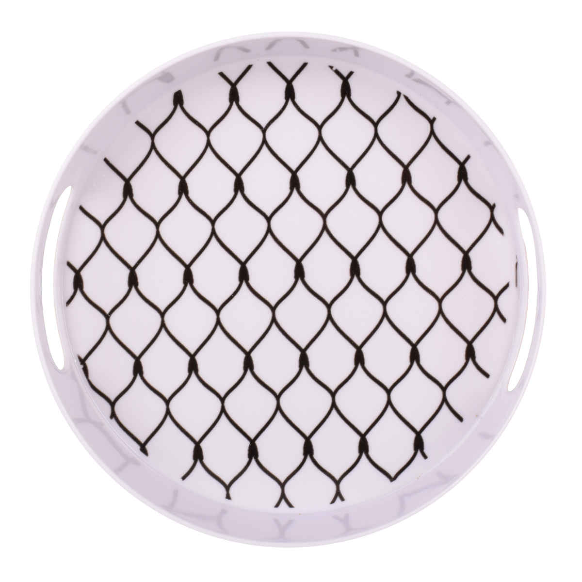 Price and Buy Melamine Serving Tray Round Shape for Food Serving Model Fence