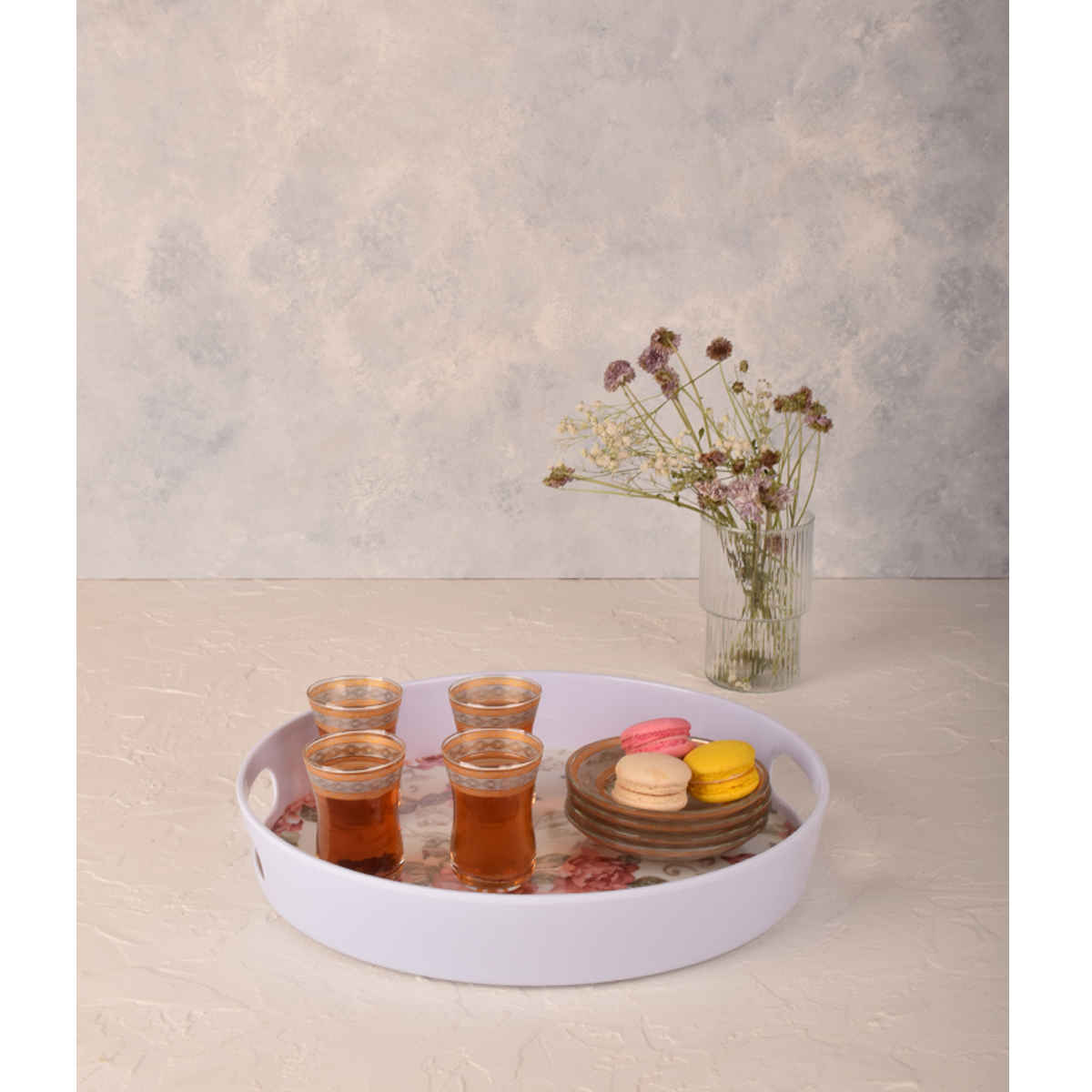 Price and Buy Melamine Serving Tray Round Shape for Multiple Uses Around The Home - Image 4