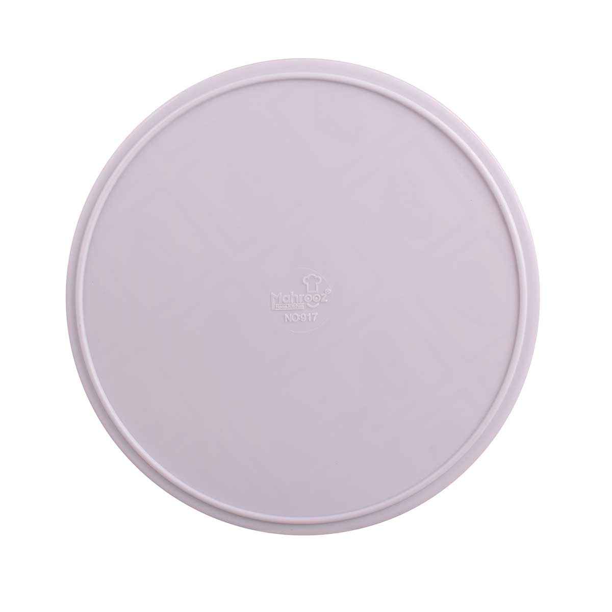 Price and Buy Melamine Serving Tray Round Shape with Handle Model Love You - Image 3
