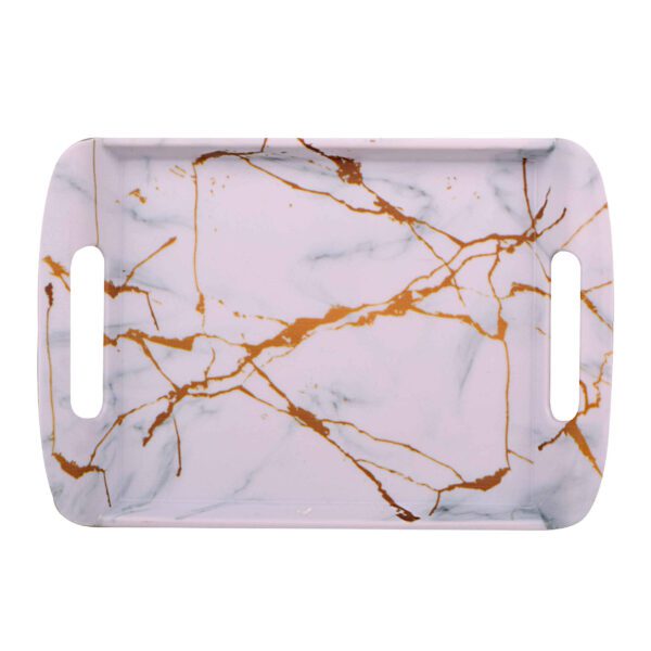 Price and Buy Melamine Serving Tray with Handle Lightweight Marble Design_68fe55dbb6109.jpeg Price and Buy Melamine Serving Tray with Handle Lightweight Marble Design