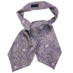 Price and Buy Men’s Ascot tie – Suitable for Wedding with Paisley Design in Purple
