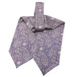 Price and Buy Men’s Ascot tie – Suitable for Wedding with Paisley Design in Purple - Image 6