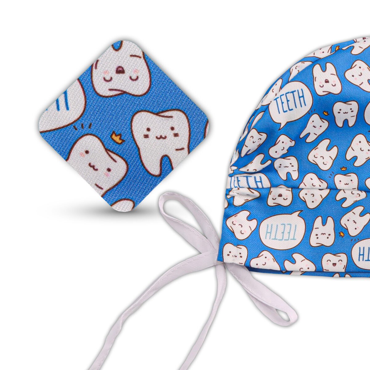Price and Buy Men’s Blue Dental Scrub Top & Cap Set – Professional & Practical - Image 5