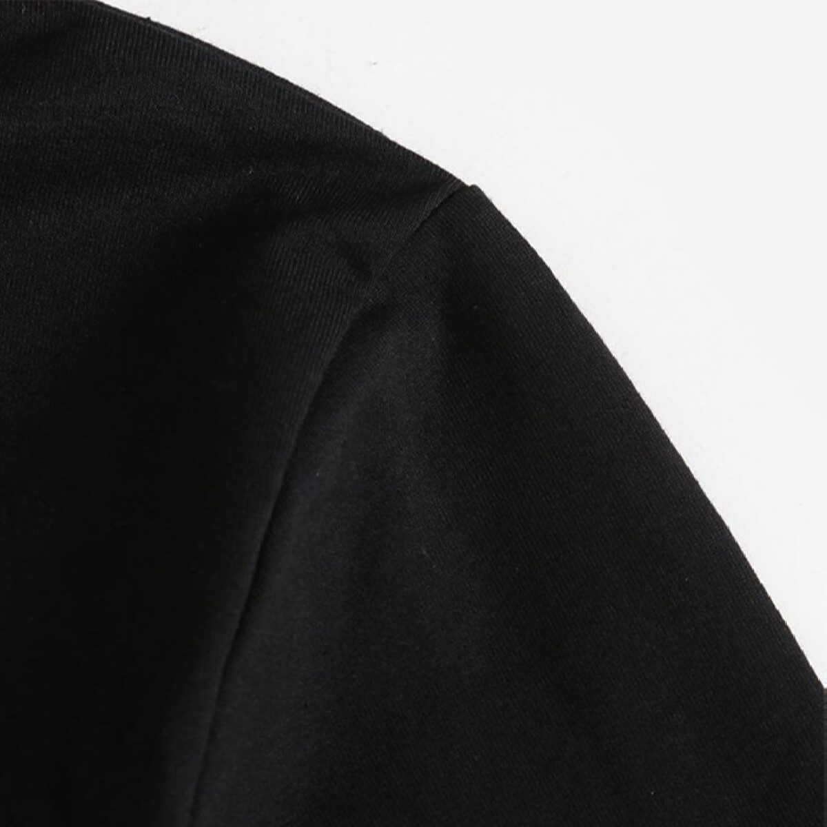 Price and Buy Men’s Crewneck Sweatshirt Cotton Black Model Just Do It - Image 3