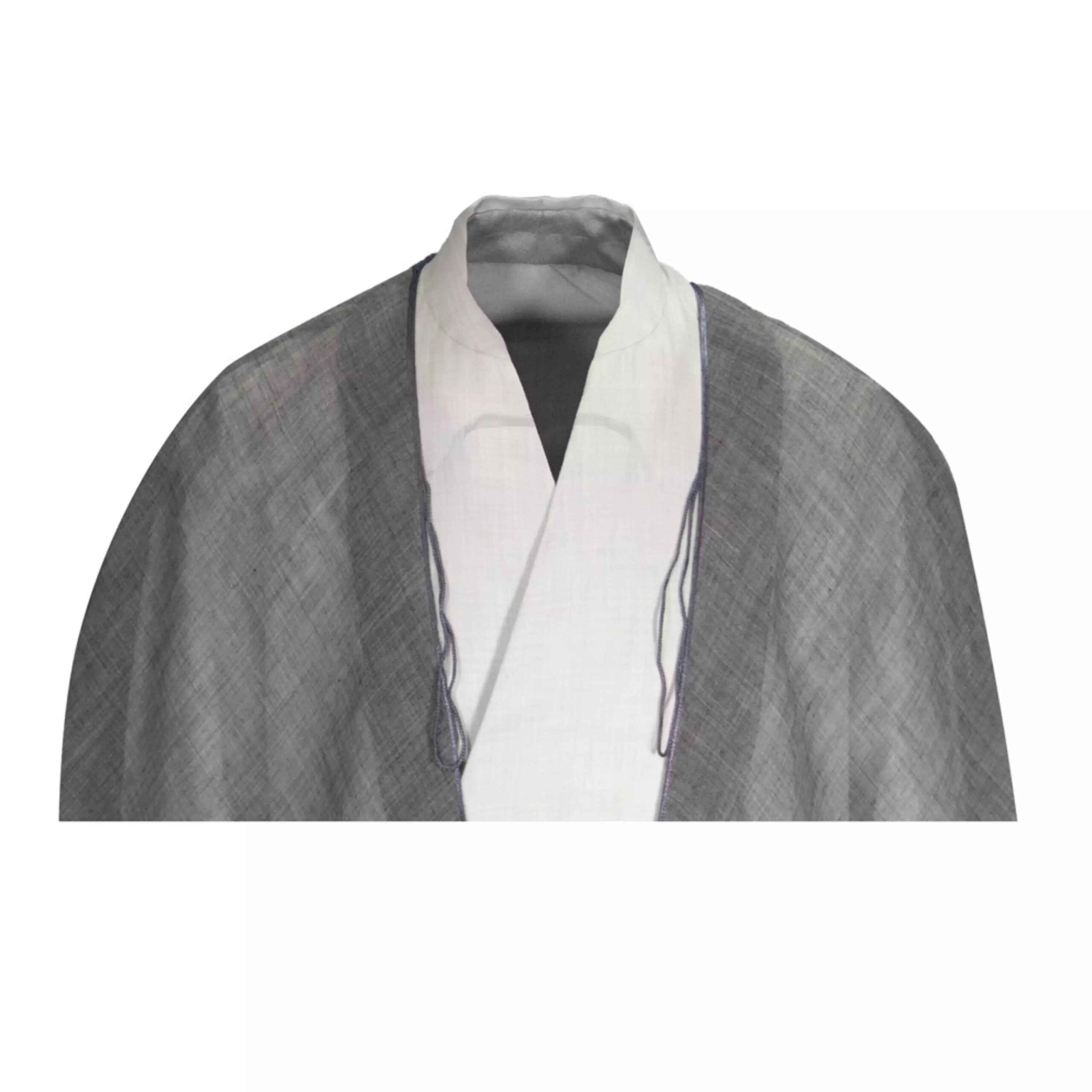 Price and Buy Men’s Merino Summer Bisht Cloak – Gray Color – Islamic Arab Design - Image 3