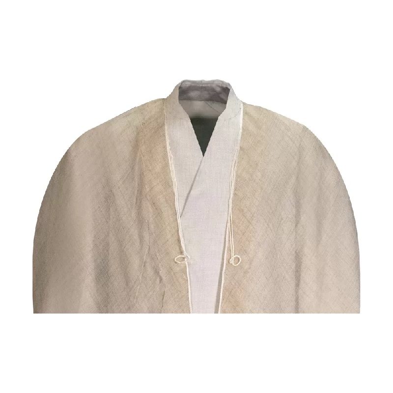 Price and Buy Men’s Merino Summer Bisht Cloak – Ivory Color – Islamic Arab Style - Image 3