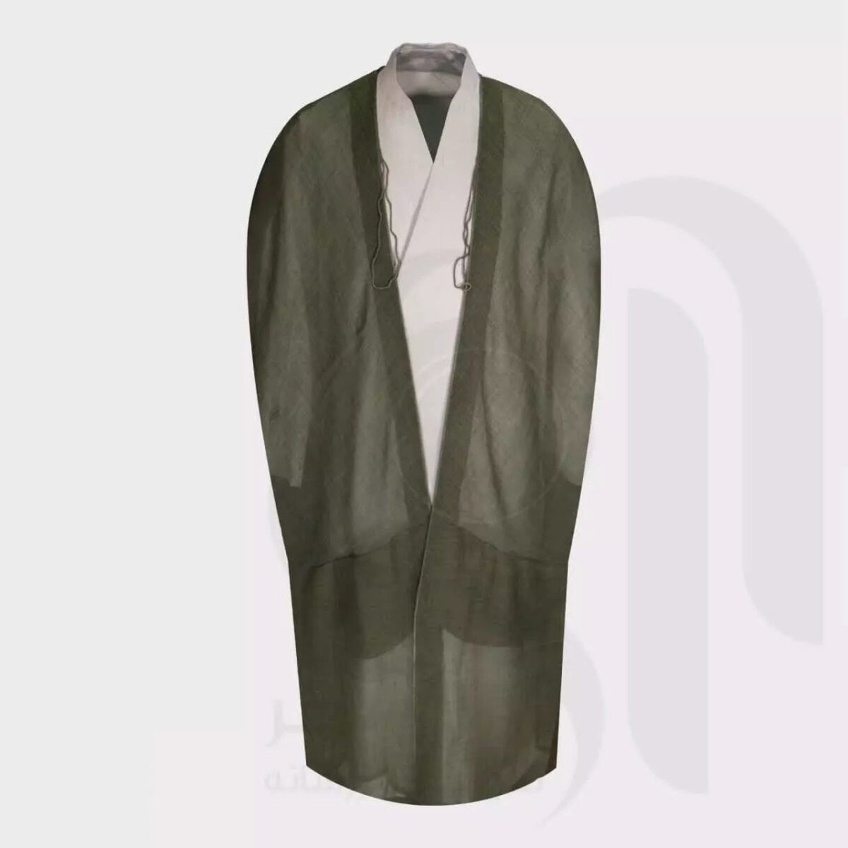 Price and Buy Men’s Merino Summer Bisht Cloak – Lace Fabric – Arab Islamic Design - Image 4
