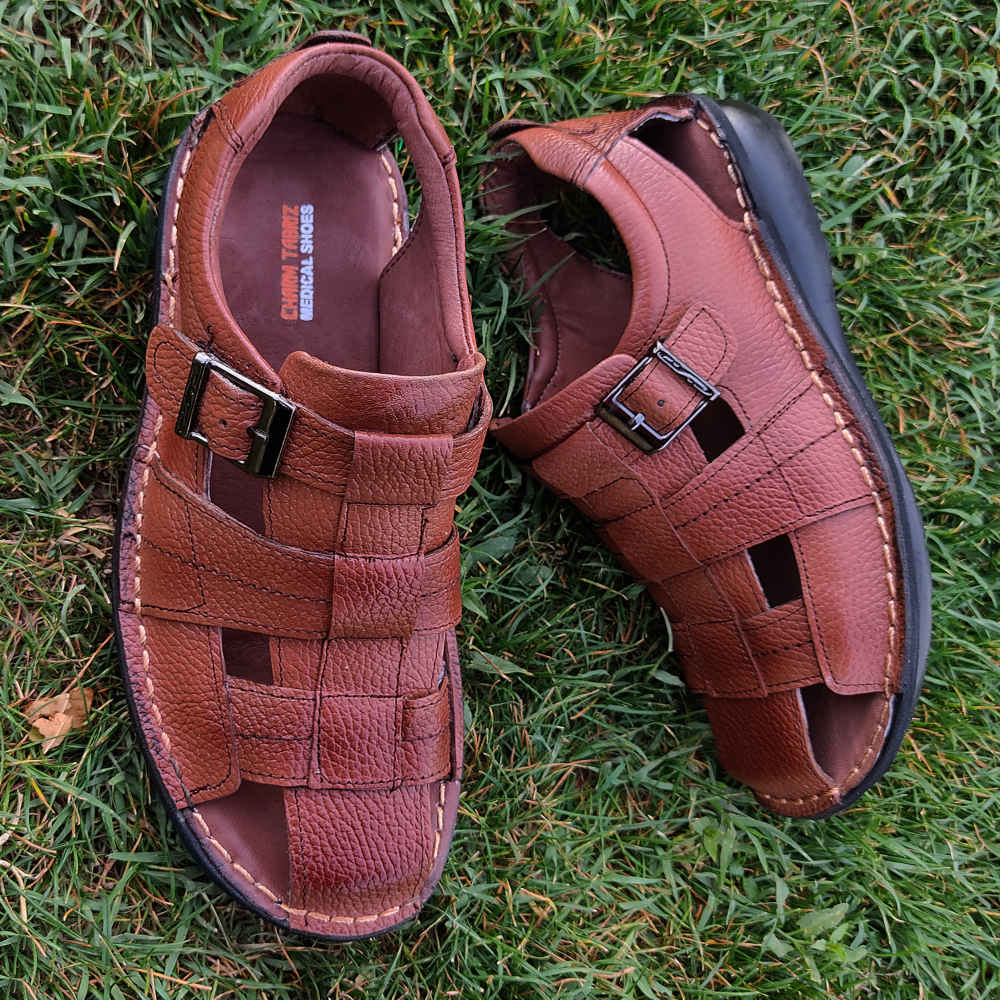 Price and Buy Men’s Natural Leather Sandals Model Tondar - Image 3