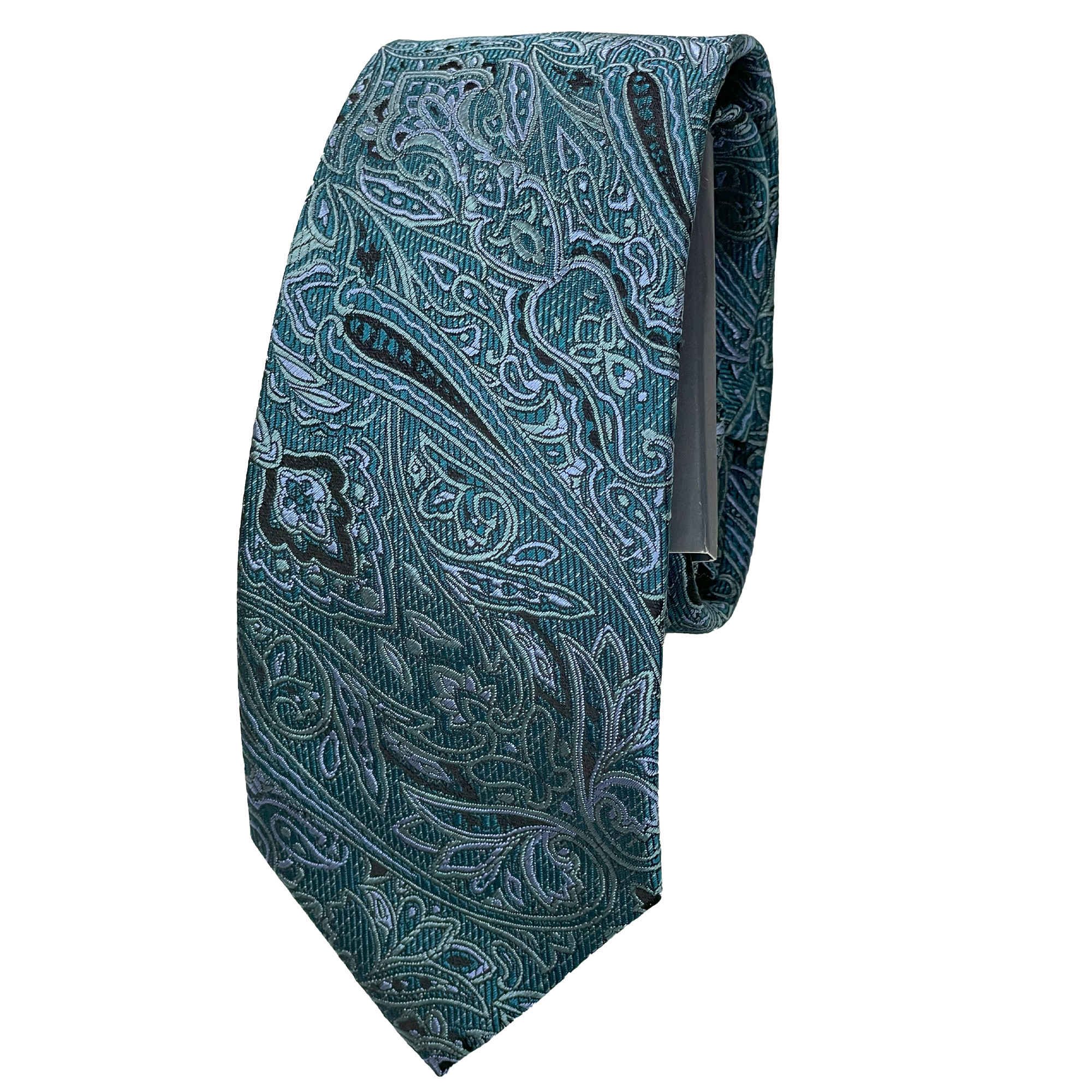 Price and Buy Men’s Necktie – Elegance Style Silk Paisley in Blue