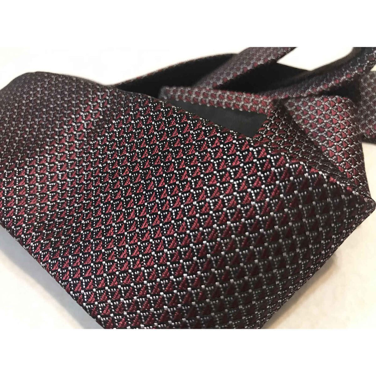 Price and Buy Men’s Necktie – Maroon Elegance for Wedding Party - Image 4