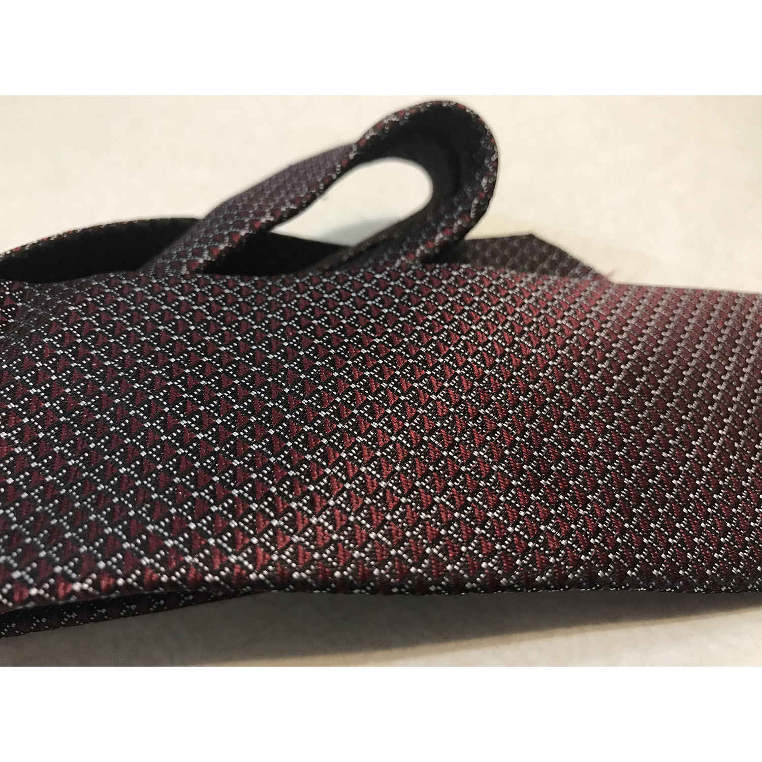 Price and Buy Men’s Necktie – Maroon Elegance for Wedding Party - Image 5