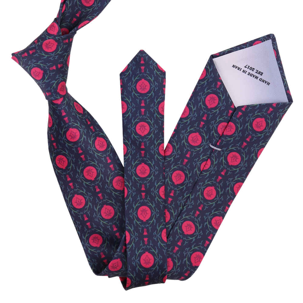 Price and Buy Men’s Necktie – Persian Inspired Artistic Elegance Anar - Image 3