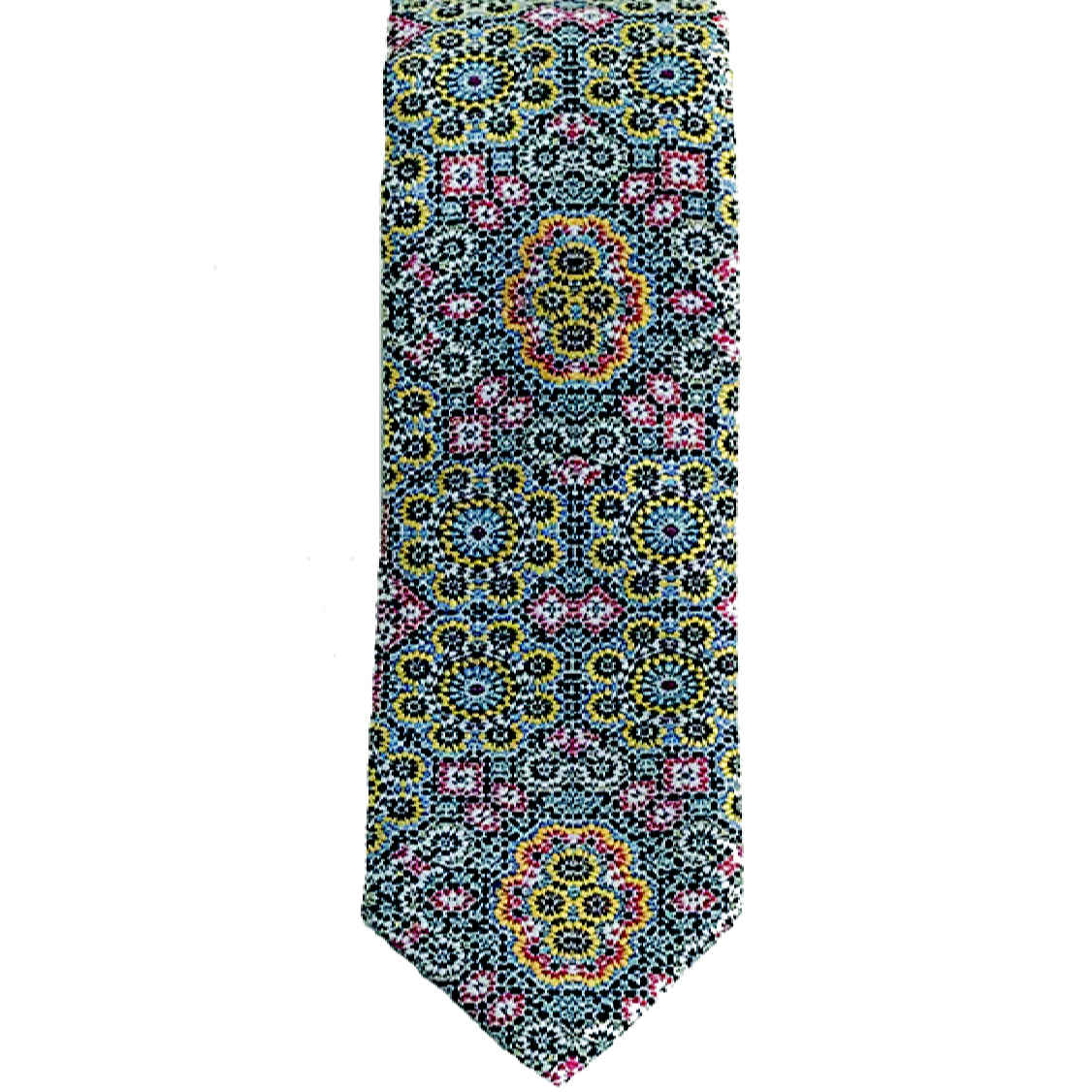Price and Buy Men’s Necktie – Traditional Style Kaleidoscope Pattern - Image 3
