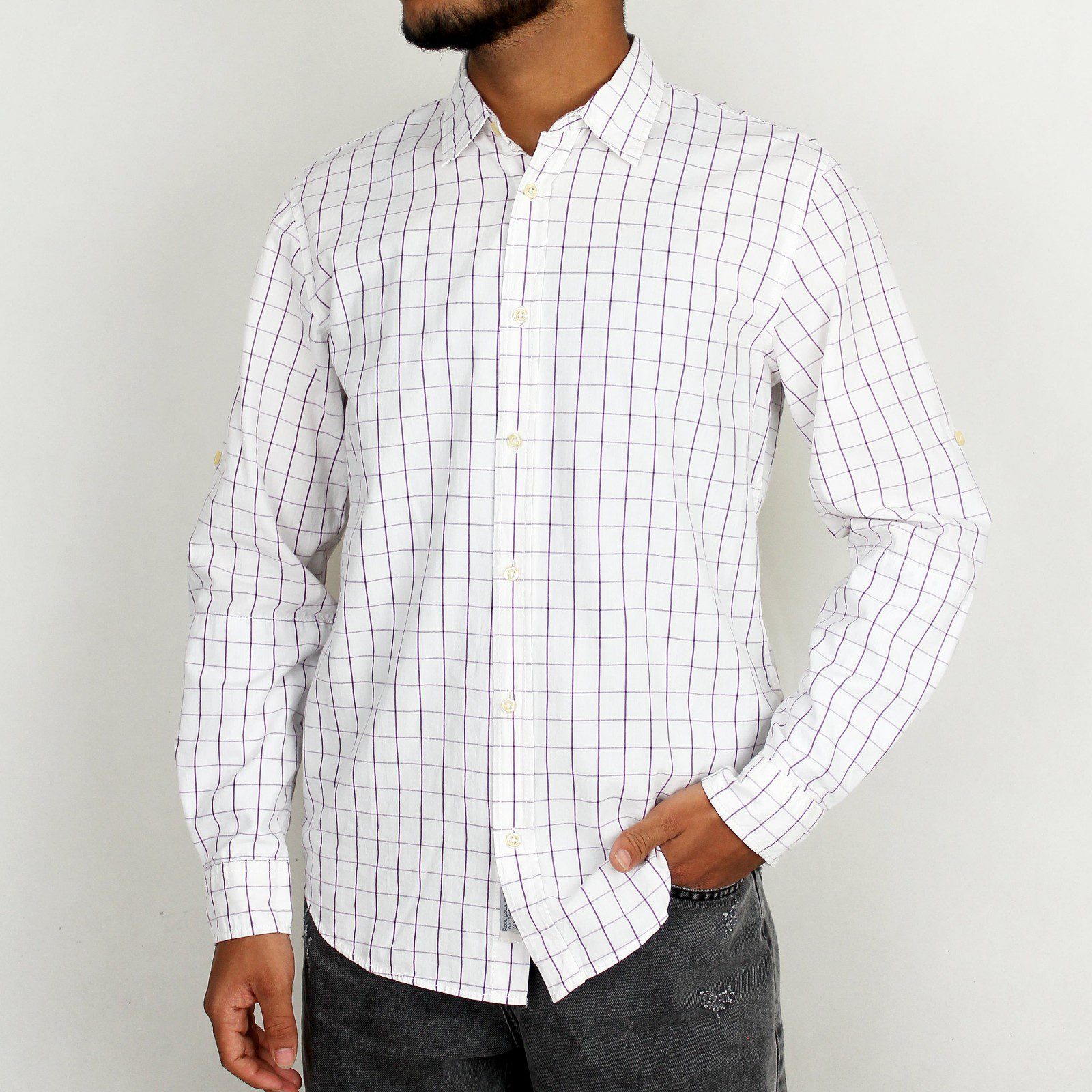 Price and Buy Men’s Shirt in a Checkered Pattern – Casual Style & Comfortable fit_6902e00d1d82b.jpeg Price and Buy Men’s Shirt in a Checkered Pattern – Casual Style & Comfortable fit - Image 1