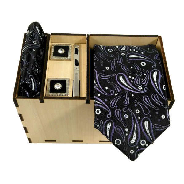 Price and Buy Men’s Tie, Handkerchief & Cufflinks Neckwear Set – Luxurious Black_68f718edcdf37.jpeg Price and Buy Men’s Tie, Handkerchief & Cufflinks Neckwear Set – Luxurious Black
