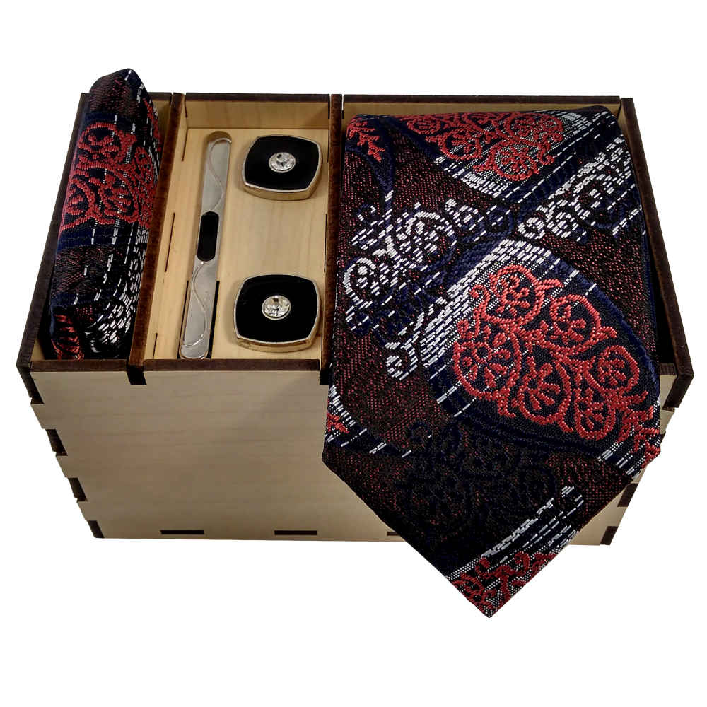 Price and Buy Men’s Tie, Handkerchief & Cufflinks Neckwear Set – Luxurious Luka