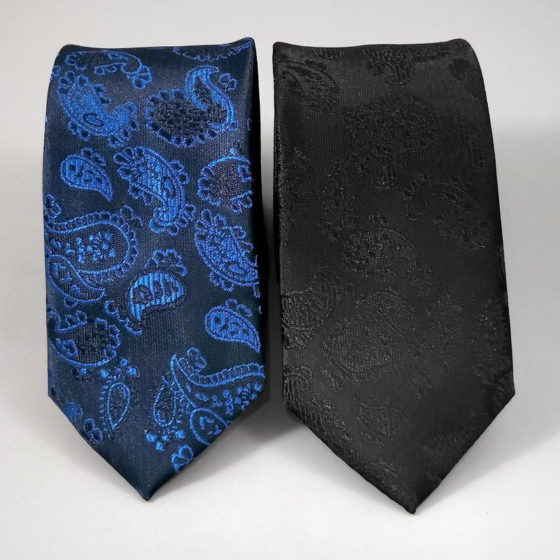 Price and Buy Men’s Tie, Handkerchief & Cufflinks Neckwear Set – Luxurious Paisley - Image 3