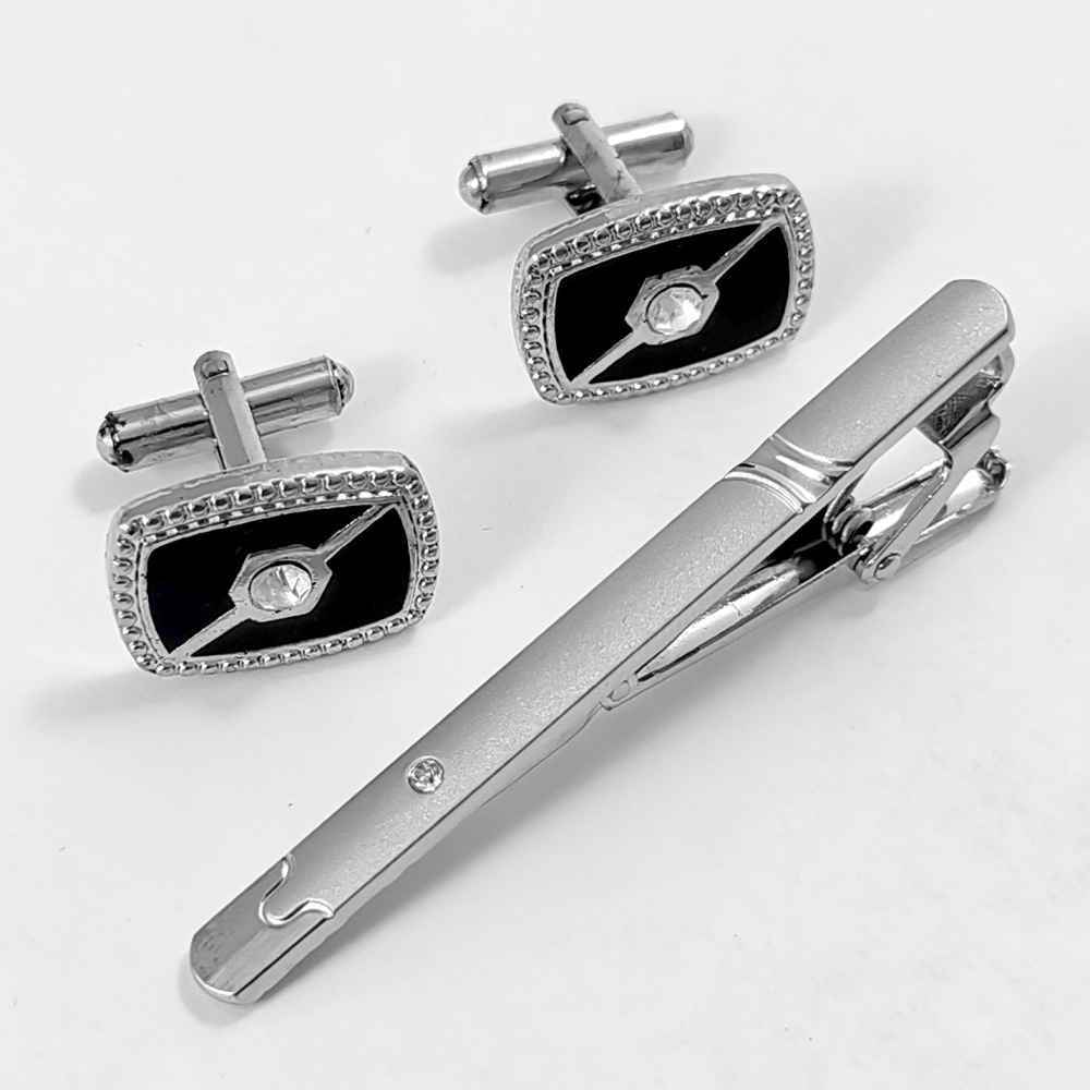 Price and Buy Men’s Tie, Handkerchief & Cufflinks Neckwear Set – Luxurious Plaid - Image 4