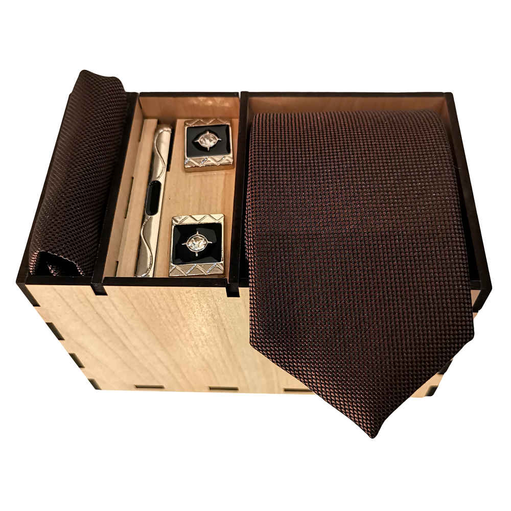 Price and Buy Men’s Tie, Handkerchief & Cufflinks Neckwear Set – Luxurious Rana