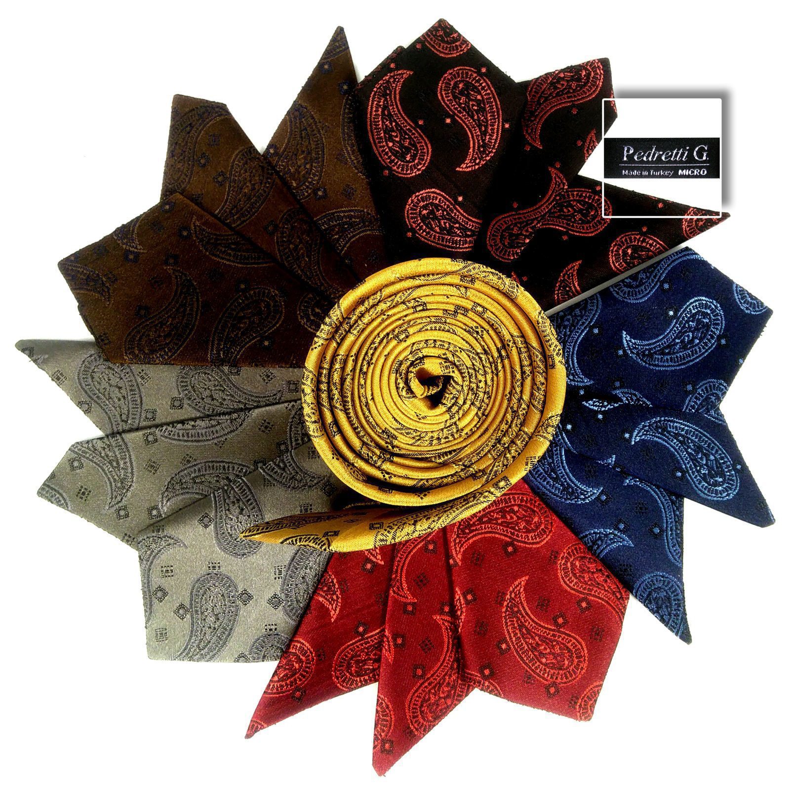 Price and Buy Men’s Tie, Handkerchief & Cufflinks Neckwear Set – Luxurious Red - Image 4