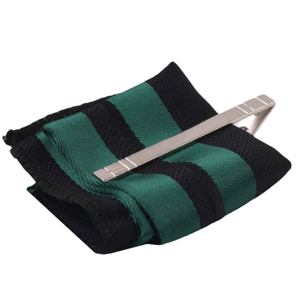 Price and Buy Men’s Tie, Handkerchief & Cufflinks Neckwear Set – Luxurious Striped - Image 3