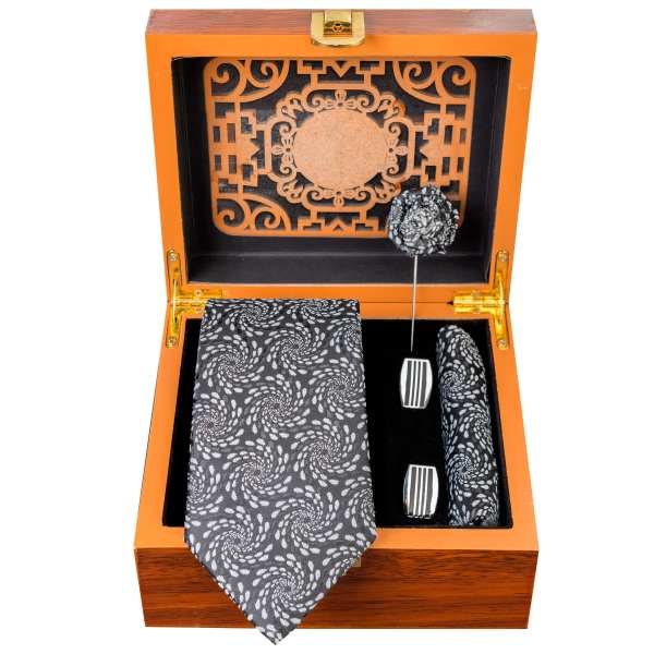 Price and Buy Men’s Tie, Handkerchief & Cufflinks Neckwear Set – Luxurious Wave_68f71d005a04d.jpeg Price and Buy Men’s Tie, Handkerchief & Cufflinks Neckwear Set – Luxurious Wave