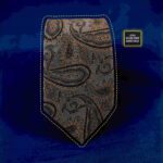 Price and Buy Men’s Tie Set with Pocket Square, Cufflinks, and Socks with Paisley Design in Gray - Image 4