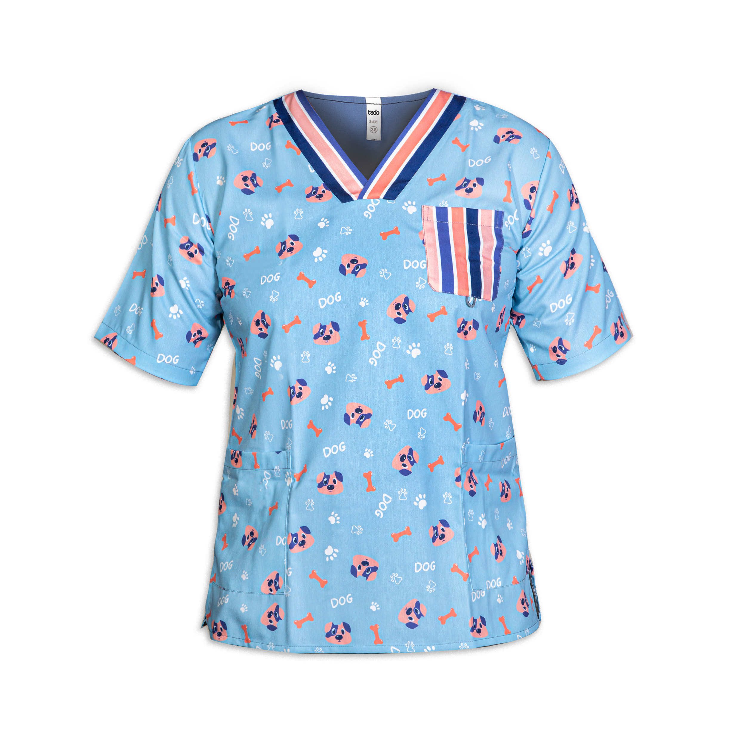 Price and Buy Men’s V-Neck Vet Scrub Top – Comfortable & Modern