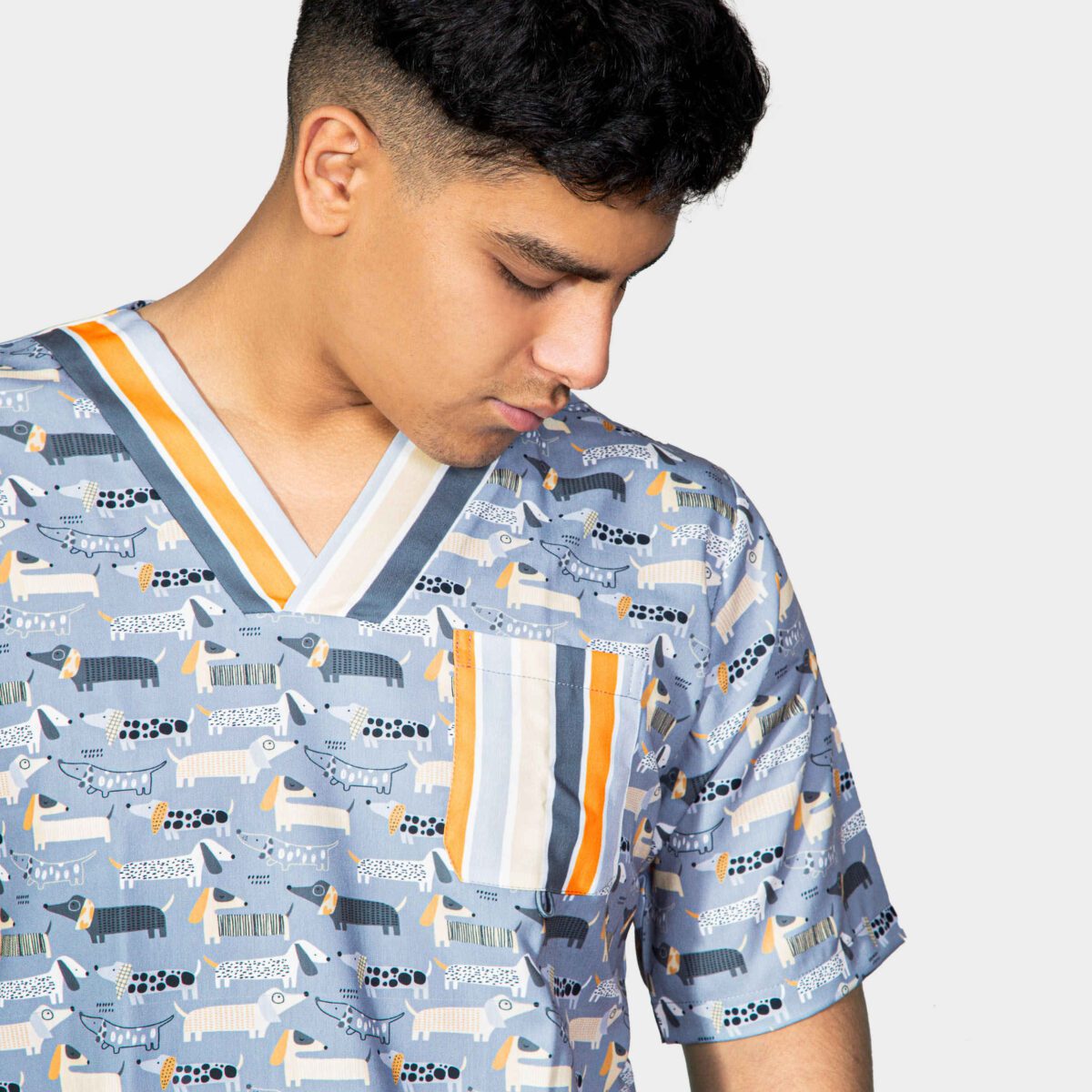 Price and Buy Men’s Veterinary Scrub Top for Clinic & Hospital – Reliable & Professional - Image 4