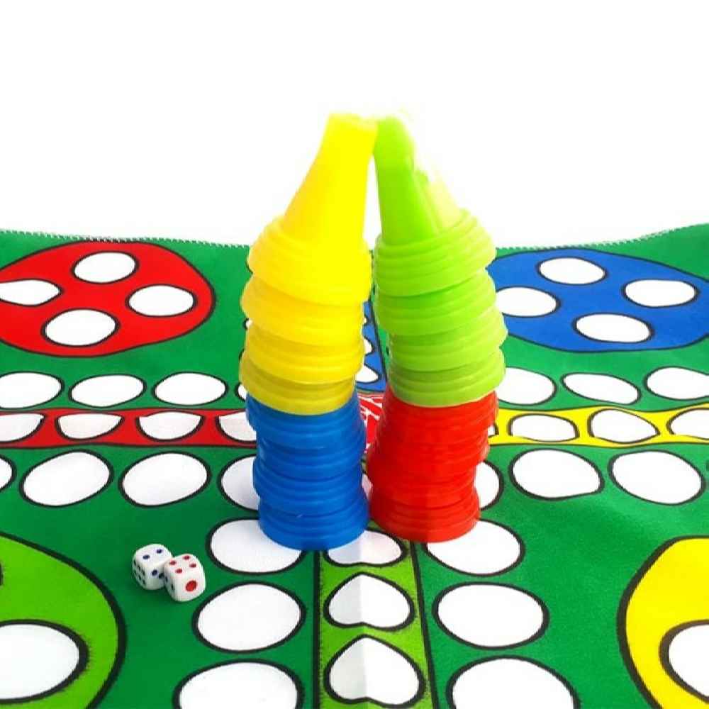Price and Buy Mensch ärgere Dich nicht (Ludo) & Snakes & Ladders Game Set – Classic Board Games - Image 3